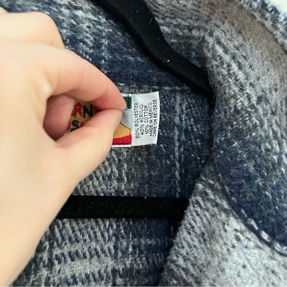 Vintage Plaid oversized Jacket - Picture 6 of 7